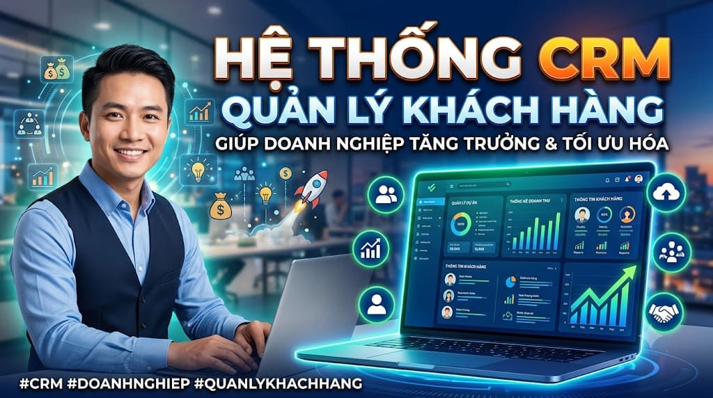 Hệ thống CRM quản lý khách hàng cho doanh nghiệp