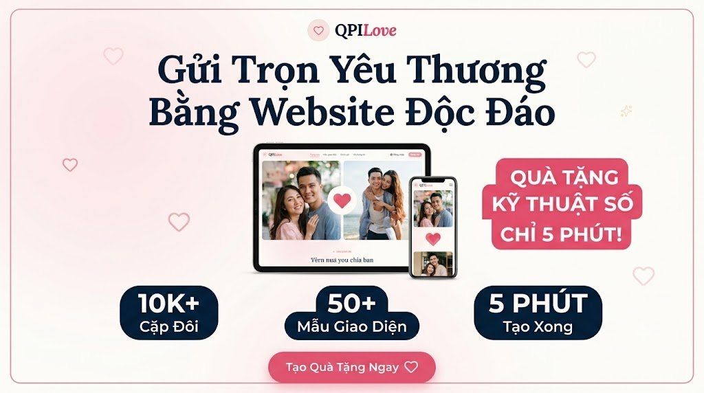 Website tạo quà tặng kỹ thuật số